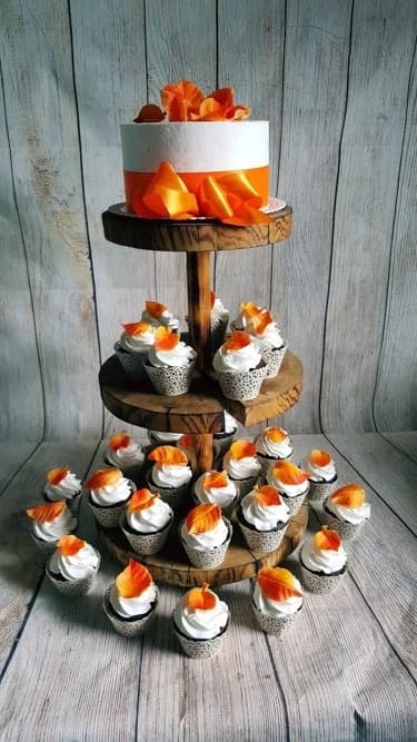 Cup cake dort podzimní