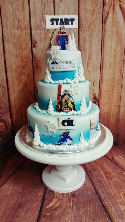 Lyžařka - třípatrový