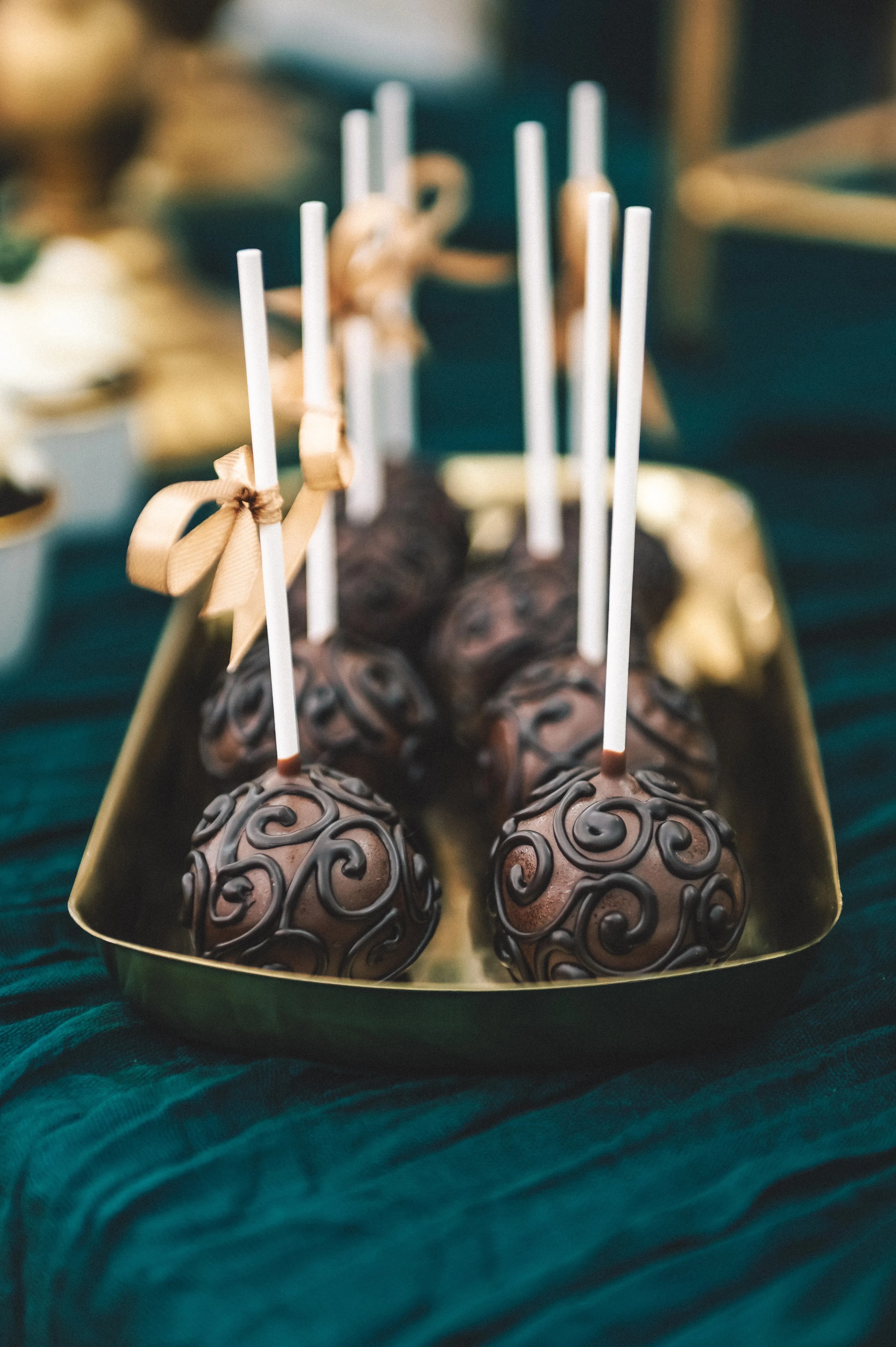 Cake pop-malovaný