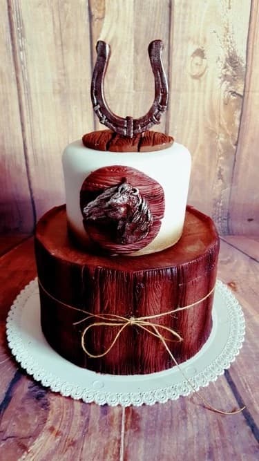 Podkova + koňská hlava